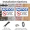 Signmission No Horses Beyond This Point OSHA Notice Sign, Plastic, 10in W x 7in L, 2PK OS-2PACK-NS-P-710-L-14657 - alternate 4